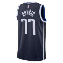 Dallas Mavericks Jordan Statement Edition Swingman Jersey - Navy - Luka Doncic