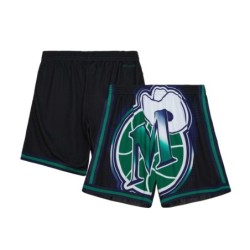 Dallas Mavericks NBA Big Face Fashion Short By Mitchell & Ness - Mens