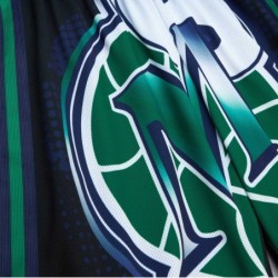 Dallas Mavericks NBA Big Face Fashion Short By Mitchell & Ness - Mens