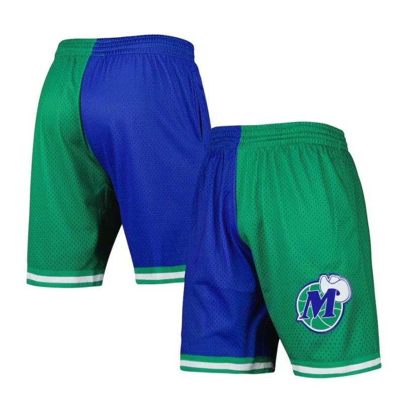 Dallas Mavericks Hardwood Classics 1998 Split Swingman Shorts