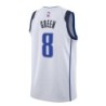 Dallas Mavericks Nike Association Edition Swingman Jersey - White - Josh Green