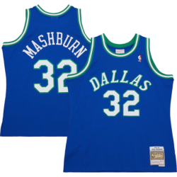 Jamal Mashburn Blue Dallas Mavericks 2001/02 Hardwood Classic Fan Edition Jersey