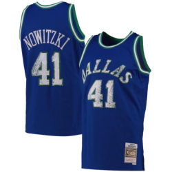 Dallas Mavericks Mitchell & Ness 75th Anniversary Icon Swingman Jersey - Dirk Nowitzski