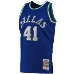 Dallas Mavericks Mitchell & Ness 75th Anniversary Icon Swingman Jersey - Dirk Nowitzski