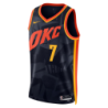 Oklahoma City Thunder Nike City Edition Swingman Jersey 23 - Black - Chet Holmgren