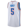 Oklahoma City Thunder Nike Association Edition Swingman Jersey - White - Luguentz Dort