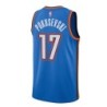 Oklahoma City Thunder Nike Icon Edition Swingman Jersey - Blue - Aleksej Pokusevski