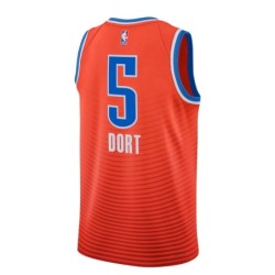 Oklahoma City Thunder Jordan Statement Edition Swingman Jersey - Orange - Luguentz Dort