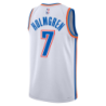 Oklahoma City Thunder Nike Association Edition Swingman Jersey - White - Chet Holmgren