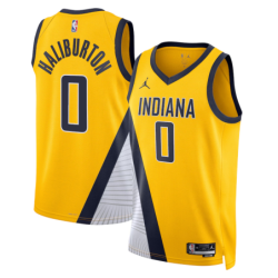 Indiana Pacers Jordan Statement Edition Swingman Jersey - Navy - Tyrese Haliburton