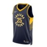 Indiana Pacers Nike Icon Edition Swingman Jersey - Navy - Jalen Smith