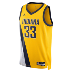 Indiana Pacers Jordan Statement Edition Swingman Jersey - Navy - Myles Turner