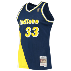 Men's Mitchell & Ness Antonio Davis Navy Indiana Pacers 1996/97 Hardwood Classics Swingman Jersey