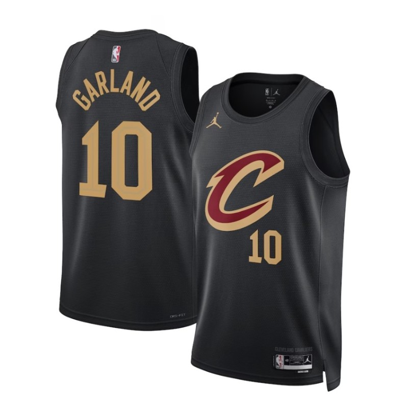 Cleveland Cavaliers Jordan Statement Edition Swingman Jersey - Black - Darius Garland