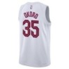 [WHITE] Isaac Okoro Association Swingman Jersey