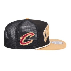 Black and Gold Golfer hat