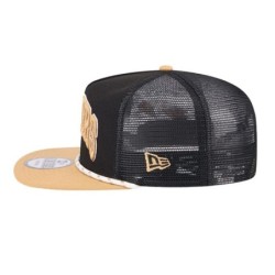 Black and Gold Golfer hat