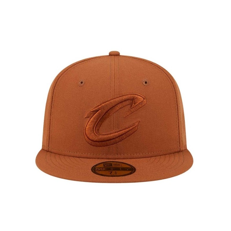 Brown Tonal Fitted Hat