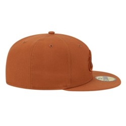 Brown Tonal Fitted Hat