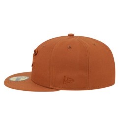 Brown Tonal Fitted Hat