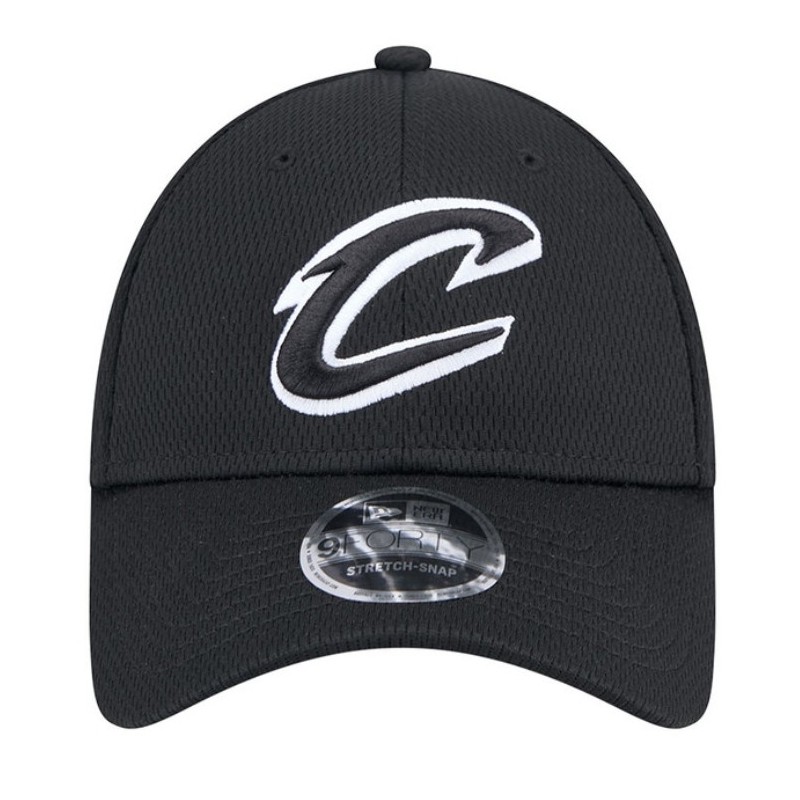 Black and White Script C Adjustable Hat