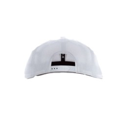 V Net white and gold snapback hat