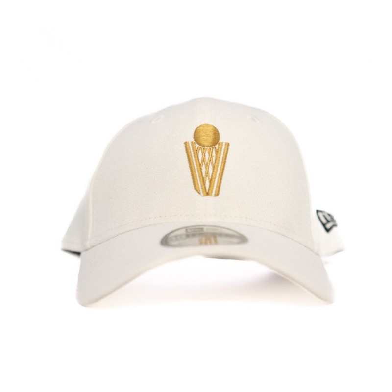 White V Net Fitted Hat