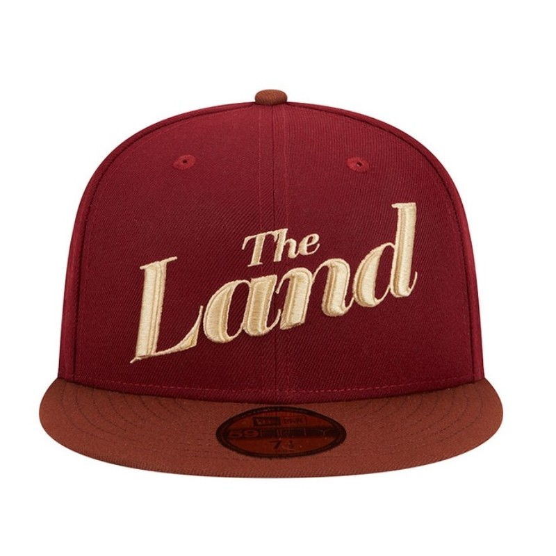 Wine The Land Fitted Hat