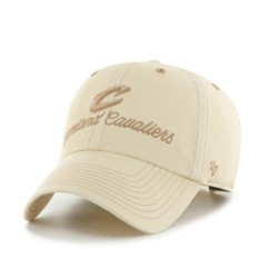 Cream Script Clean Up Hat