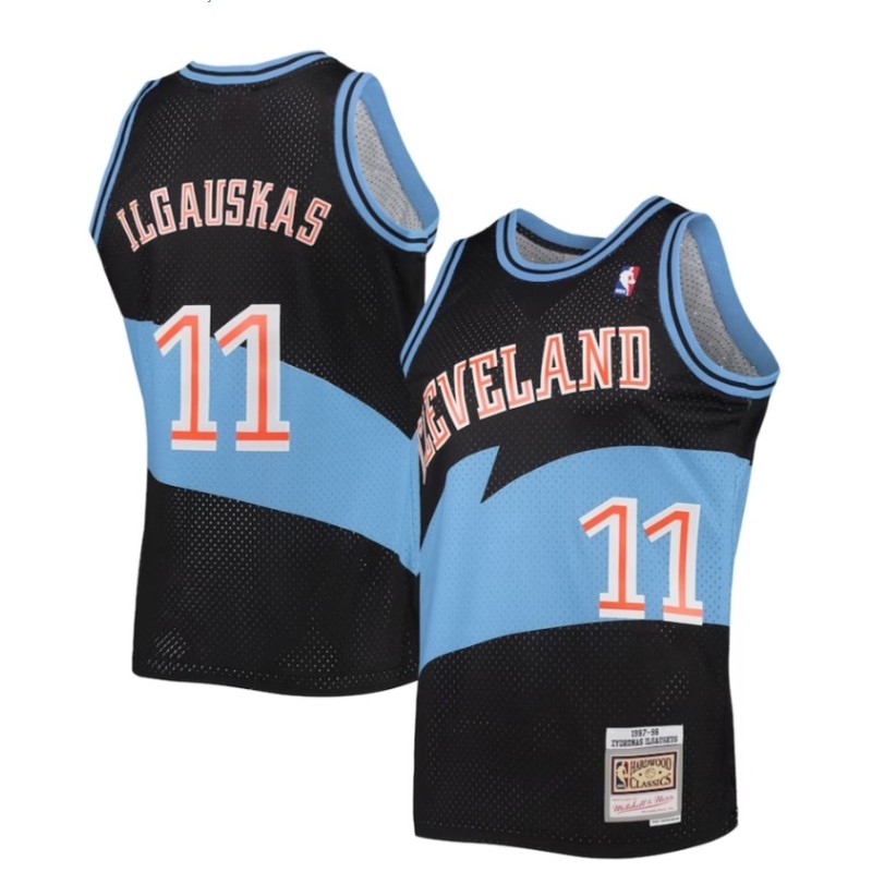 Black Cleveland Cavaliers Hardwood Classics Swingman Jersey