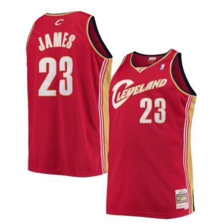 LeBron James Red Cleveland Cavaliers 2003/04 Big & Tall Hardwood Classics Swingman Jersey