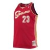 LeBron James Red Cleveland Cavaliers 2003/04 Big & Tall Hardwood Classics Swingman Jersey