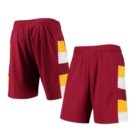 Men's Mitchell & Ness Wine Cleveland Cavaliers 1979-80 Hardwood Classics Swingman Shorts