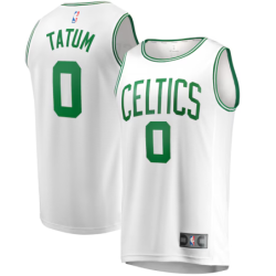 Fanatics Jayson Tatum White Boston Celtics Fast  Jersey