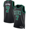 Jordan Brand Jaylen Brown Black Boston Celtics Swingman Jersey