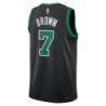 Jordan Brand Jaylen Brown Black Boston Celtics Swingman Jersey