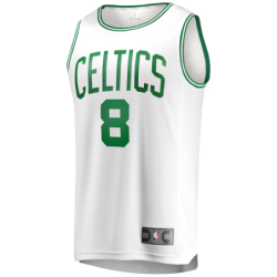 Men's Fanatics Kristaps Porzingis White Boston Celtics Fast Break Player Jersey