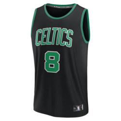 Youth Fanatics Kristaps Porzingis Black Boston Celtics Fast Break Player Jersey