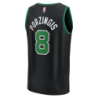 Youth Fanatics Kristaps Porzingis Black Boston Celtics Fast Break Player Jersey