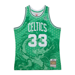 Larry Bird Kelly Green Boston Celtics 1985/86 Hardwood Classics Throwback Player Jersey