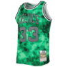 Men's Mitchell & Ness Larry Bird Kelly Green Boston Celtics 1985/86 Galaxy Swingman Jersey