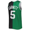 Kevin Garnett Black/Kelly Green Boston Celtics Hardwood Classics 2007/08 Split Swingman Jersey