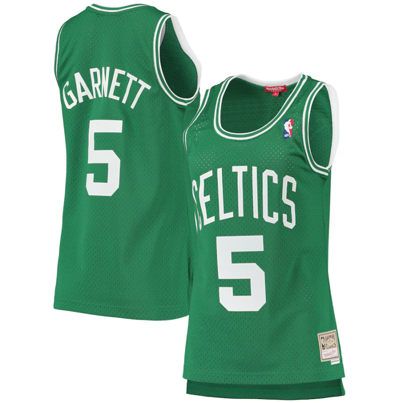 Women's Kevin Garnett Kelly Green Boston Celtics 2007/08 Hardwood Classics Swingman Jersey