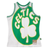 Men's Mitchell & Ness White Boston Celtics Hardwood Classics Blown Out Fashion Jersey