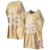 Larry Bird Gold Boston Celtics 75th Anniversary 1985/86 Hardwood Classics Swingman Jersey