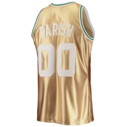 Robert Parish Gold Boston Celtics 75th Anniversary 1985/86 Hardwood Classics Swingman Jersey