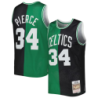 Paul Pierce Black/Kelly Green Boston Celtics Hardwood Classics 2007/08 Split Swingman Jersey