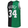 Paul Pierce Black/Kelly Green Boston Celtics Hardwood Classics 2007/08 Split Swingman Jersey