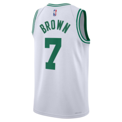 Nike Jaylen Brown White Boston Celtics Swingman Jersey - Association Edition