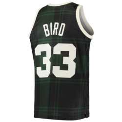 Larry Bird Black Boston Celtics 1985/86 Hardwood Classics Uninterrupted Swingman Jersey